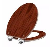 YBAAKZIIR Sedile del Bagno Morbido Chiuso, Sedile WC in Resina con Chiusura Ammortizzata e sgancio rapido Comfort Arc for WC Tipo U/V/O Multicolore 33-39x42-49 cm(G Style)