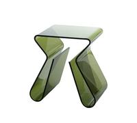 YBAAKZIIR Tavolino in acrilico, Comodino moderno, tavolini da soggiorno(Green)