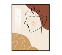 YBAIXER Copri Contatore Elettrico Interno Decorative A Conchiglia Creative Retro Art Home Breaker Box Copri Quadro Elettrico Semplice Copri Quadro Elettrico Decorativo(XS,Black frame flip cover-C)
