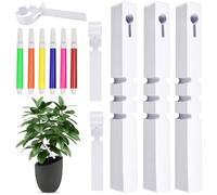 YBCCBY 300 Pz Targhette per Piante da Giardino,Etichette Targhette per Piante,Marcatori per Piante in Plastica,Etichette da Appendere per Piante Avvolgenti con Penna per Fiori, Piantine, Alberi