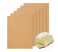 YBCPACK Kraft - Taccuino A4 a pois con 64 pagine (32 fogli), per ufficio, scuola e viaggi (21,6 x 28 cm)