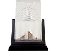 YBDADOEH Lavagna di Galton da scrivania, Modello dimostrativo della probabilità con Curva a Campana, Strumento sperimentale Efficace for la Legge statistica