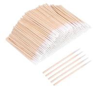 YBEATY 1000 pezzi punte appuntite cotton fioc di precisione Microblading cotton fioc manico in legno bastoncini applicatori con punta forniture per la pulizia dello smalto per unghie correzione trucco