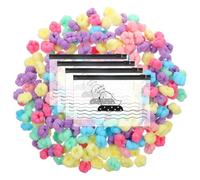 YBEATY 400 elastici per capelli per bambini, morbidi e soffici, elastici sottili per coda di cavallo, accessori colorati, senza pieghe, piccoli elastici per capelli per bambine e bambini