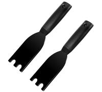 YBEATY Confezione da 2 raschietti universali per griglia George Foreman per la maggior parte delle altre griglie in nylon per interni, spatola per la pulizia con scanalature, resistente al calore, per