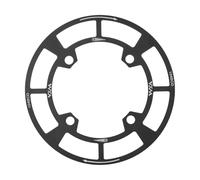 YBEKI Guardia Catena 7075-T6 Alluminio Aerospaziale 104 BCD 32-36T/38-42T - CNC Machined + Anti-Caduta + Leggera | Copri Corona per MTB/Strada | Spedizione Express Milano