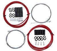 YBEKI Kit Cavi Freno e Cambio 2-in-1 - Cavo Universale 4mm/5mm per MTB/Strada | IPX4 Impermeabile + 3000 Cicli Testati | Acciaio Alto Carbonio Rinforzato | Spedizione Express Milano