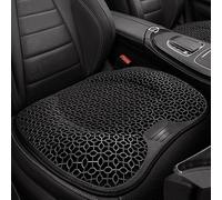 YBERLAOBAN 1 Pezzo Cuscino per Sedile Auto per MG ZS 2017-2022 2023 2024, Traspirante Ergonomico Antiscivolo Fresco Supporto per Guida Lunga, Gel TPE e Mesh,Black