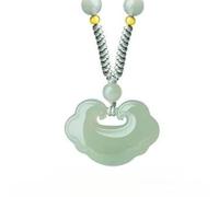 YBGCRD Ciondolo a forma di nuvola di buon auspicio in giada blu e bianca, gioiello unisex