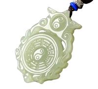 YBGCRD Collana con ciondolo a forma di pettegolezzo, con zaffiro naturale, da uomo e da donna, alla moda e squisita