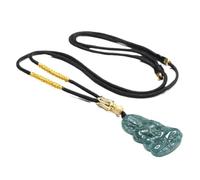 YBGCRD Collana da uomo in giada, collana con ciondolo in giada blu naturale FC4112801 gioielli con pietre preziose ciondolo madre Yuan, dargli un regalo
