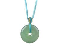 YBGCRD Collana da uomo in giada, con ciondolo in giada verde naturale, con chiusura sicura, autentica YSAN gioielli senza certificato Tiger Design Summer Hot Sal...,Dagli un regalo