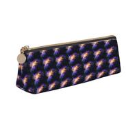 YBGHDAA Astuccio per la scuola con stampa di galassia nell'universo, astuccio triangolare carino per penne e pennarelli, regalo per ragazzi e ragazze, bianco, Taglia unica, Astuccio per trucchi