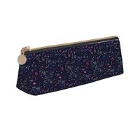 YBGHDAA Astuccio per la scuola con stampa di mappa della costellazione delle stelle, astuccio triangolare carino per penne e pennarelli, regalo per ragazzi e ragazze, bianco, Taglia unica, Astuccio