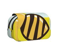 YBGHDAA Astuccio per matite con stampa di api in gel per penne e matite, portatile, per artisti, per pittura, Nero , Taglia unica, Organizer per borse