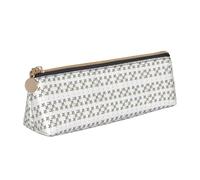 YBGHDAA Astuccio per matite con stampa di stelle orientali e stelle, triangolare, grazioso astuccio per penne e pennarelli, regalo per ragazzi e ragazze, bianco, Taglia unica, Astuccio per trucchi