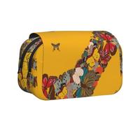 YBGHDAA Astuccio portapenne con stampa a farfalla con tacco alto, portapenne in gel, portatile, per pittura artistica, Nero , Taglia unica, Organizer per borse