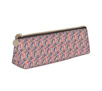 YBGHDAA Astuccio scolastico triangolare con stampa a stelle, per penne e pennarelli, regalo per ragazzi e ragazze, bianco, Taglia unica, Astuccio per trucchi