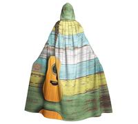 YBGHDAA Bel mantello per chitarra con cappuccio mantello,Mantello con cappuccio a lunghezza intera per il giorno di San Patrizio,Vestire Halloween