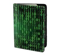 YBGHDAA Hacker Era - Porta passaporto da viaggio, indispensabile per donne, uomini, carte, passaporto, adatto a tutti i passaporti standard, Nero , Taglia unica