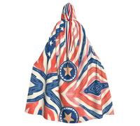 YBGHDAA Mantello a stella con cappuccio mantello,Mantello con cappuccio a lunghezza intera per il giorno di San Patrizio,Vestire Halloween