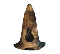 YBGHDAA Mantello con cappuccio per chitarra musicale, per cosplay, Halloween, strega, vampiro, mago, ballo in maschera
