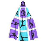 YBGHDAA Mantello da gioco di ginnastica con cappuccio mantello,Mantello con cappuccio a lunghezza intera per il giorno di San Patrizio,Vestire Halloween