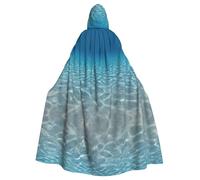 YBGHDAA Mantello d'acqua tranquillo con mantello con cappuccio,Mantello con cappuccio a lunghezza intera per il giorno di San Patrizio,Vestire Halloween