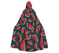 YBGHDAA Mantello rosso anguria con cappuccio mantello,Mantello con cappuccio a lunghezza intera per il giorno di San Patrizio,Vestire Halloween