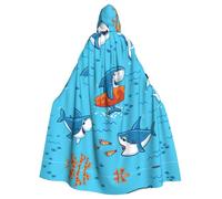 YBGHDAA Mantello sottomarino con cappuccio mantello,Mantello con cappuccio a lunghezza intera per il giorno di San Patrizio,Vestire Halloween