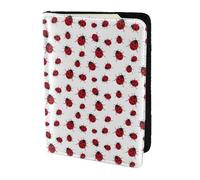 YBGHDAA Porta passaporto con stampa coccinella da viaggio, indispensabile per donne e uomini, adatto a tutti i passaporti standard, Nero , Taglia unica