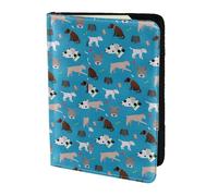 YBGHDAA Porta passaporto con stampa di esposizioni canine, da viaggio, indispensabile, per donne, uomini, carte, passaporti, adatto a tutti i passaporti standard, Nero , Taglia unica