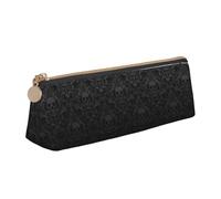 YBGHDAA Portapenne triangolare con stampa di teschio gotico, per ragazzi e ragazze, idea regalo, bianco, Taglia unica, Astuccio per trucchi