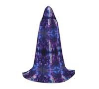 YBGHDAA Starry Night Sky Deep Teen mantello con cappuccio per cosplay festa di Halloween strega vampiro mago costume da ballo in maschera