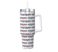 YBGHDAA Tazza con stampa di treno monorotaia da 1,18 l, con manico, in acciaio inox, a prova di perdite, per donne e uomini