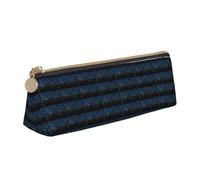 YBGHDAA The Blue Binary Printing - Astuccio per la scuola, triangolare, carino, per penne e pennarelli, idea regalo per ragazzi e ragazze, bianco, Taglia unica, Astuccio per trucchi