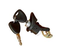 YBGVFCA Compatible con Twingo 1993-2001 2002 2003 2004 2005 2006 2007 per Logan Portellone Posteriore Serratura Bagagliaio Cilindro Serratura con Chiave 7701367940 6001551102 Serratura portellone