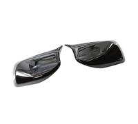 YBHPQRE Calotta Specchietto Retrovisore Compatibile con BMW Serie 5 per E60 E61 E63 E64 2004 2005 2006 2007 2008 520i 525i 528i 528xi 530i Coperchio dello Specchietto Retrovisore Dell'auto(Nero)