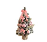 YBNKKUXKN Albero Natale Mini Albero di Natale Artificiale da Tavolo, Set di Alberi di Natale con Ornamenti Pre-Decorati for Decorazioni Natalizie da Interni Alberi Natale