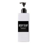 YBNKKUXKN Banco Dispenser di Sapone Dispenser di Sapone in plastica 500 ml Set di Tre Pezzi, flacone con Pompa with Forniture alberghiere Bottiglia(Wit)