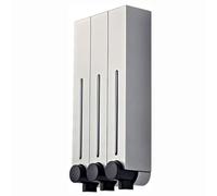 YBNKKUXKN Banco Dispenser di Sapone Distributore di Sapone da Bagno, Dispenser di Sapone da banco, Dispenser di Shampoo da Parete, Adatto for casa, Dispenser a Pompa Manuale Bottiglia(Silver,3pcs)