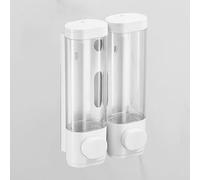 YBNKKUXKN Banco Dispenser di Sapone Distributore di Sapone Manuale Compatible with Cucina e Bagno, 600 ml, Compatible with contenitori liquidi Bottiglia(Wit,3pcs)