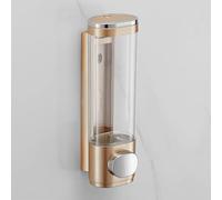 YBNKKUXKN Banco Dispenser di Sapone Distributore di Sapone Manuale Compatible with Cucina e Bagno, 600 ml, Compatible with contenitori liquidi Bottiglia(Gold,1pcs)