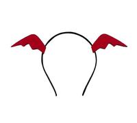 YBNKKUXKN Cintura per Capelli Fascia for Capelli con Ali da Diavolo, Copricapo, Accessori for Travestimenti for Donne e Ragazze, for Feste, Cosplay e Travestimenti Fasce capellis(Red Bat Wings)