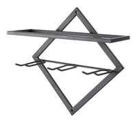 YBNKKUXKN Scaffale per Vini Wall-Mounted Wine Rack Restaurant Wine Rack Ornaments Display Rack Wine Glass Storage Rack Portabottiglie