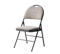 YBNKKUXKN Set da 2 sedie Pieghevoli con Cuscino, sedie con Cuscino Confortevole, Struttura in Acciaio Resistente for casa, Ufficio, Sala da Pranzo, Eventi(Kaki)