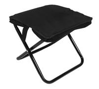 YBNKKUXKN Sgabello pieghevole portatile da campeggio, resistente sgabello da giardino Oxford, struttura in acciaio al carbonio, sedia for pesca, barbecue e attività all'aperto(Svart,24 * 26 * 24cm)