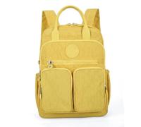 YBNKKUXKN Zaino Zaino Casual alla Moda, Resistente all'Acqua con Tasche Multiple for la Scuola, i Viaggi, l'università, all'aperto, Zaino for Laptop for Uomini e Donne Cartella(Geel)