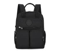 YBNKKUXKN Zaino Zaino Casual alla Moda, Resistente all'Acqua con Tasche Multiple for la Scuola, i Viaggi, l'università, all'aperto, Zaino for Laptop for Uomini e Donne Cartella(Svart)