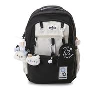 YBNKKUXKN Zaino Zaino Dopamine di Grande capacità, Elegante e Versatile, Borsa for Laptop Preppy, Perfetta for Il Ritorno a Scuola e i Viaggi Cartella(Svart)